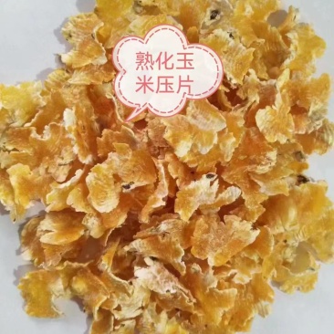 高温蒸熟玉米压片，好吸收