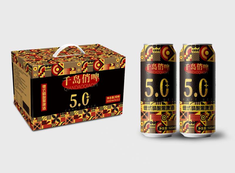 500毫升12罐千岛俏啤酒，28天发酵的精酿啤酒。全国招