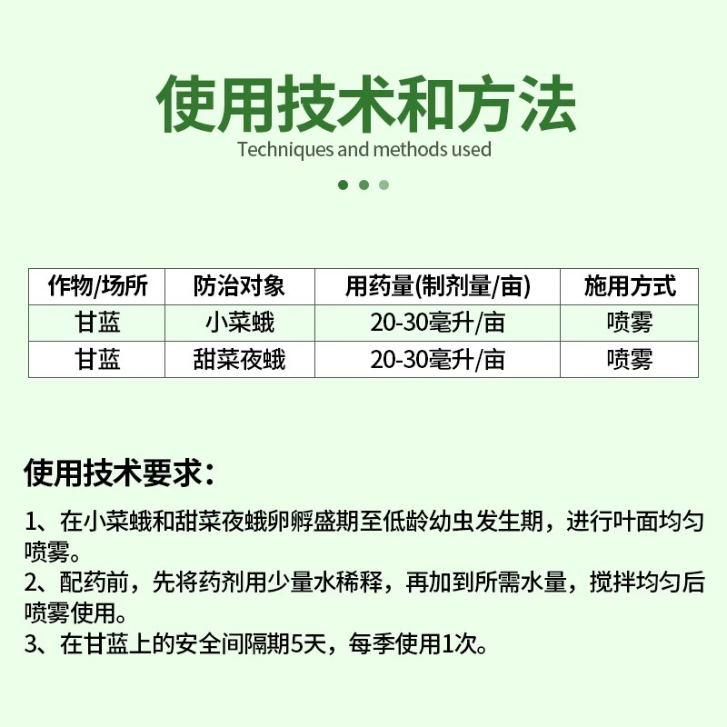芙利亚溴虫氟苯双酰胺小菜蛾杀虫剂