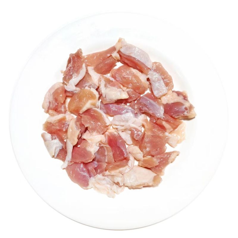 圣农冰鲜带皮腿肉去皮腿肉丁原料级