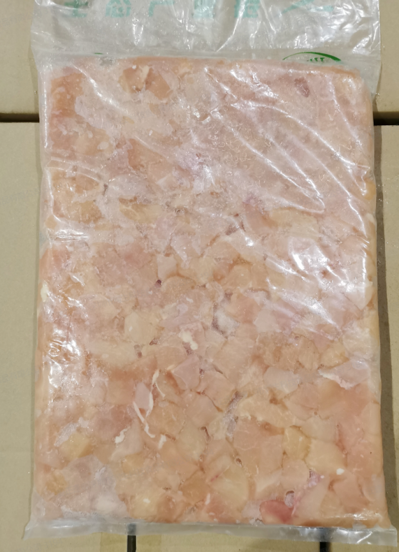 圣农冰鲜鸡胸肉丁宫保鸡丁鸡肉丁3-7g单块免解冻