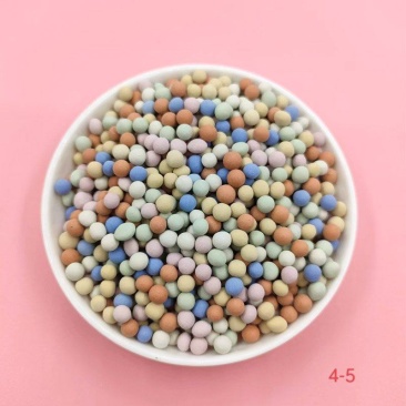彩色陶粒球，彩色陶粒颗粒，花用垫底花卉铺面透气养花盆彩色