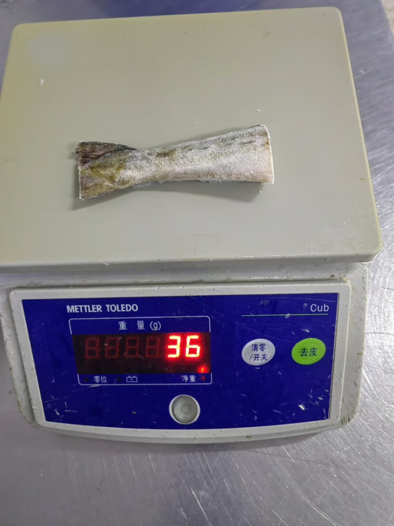 狭鳕鱼鱼尾，烧烤鱼尾。