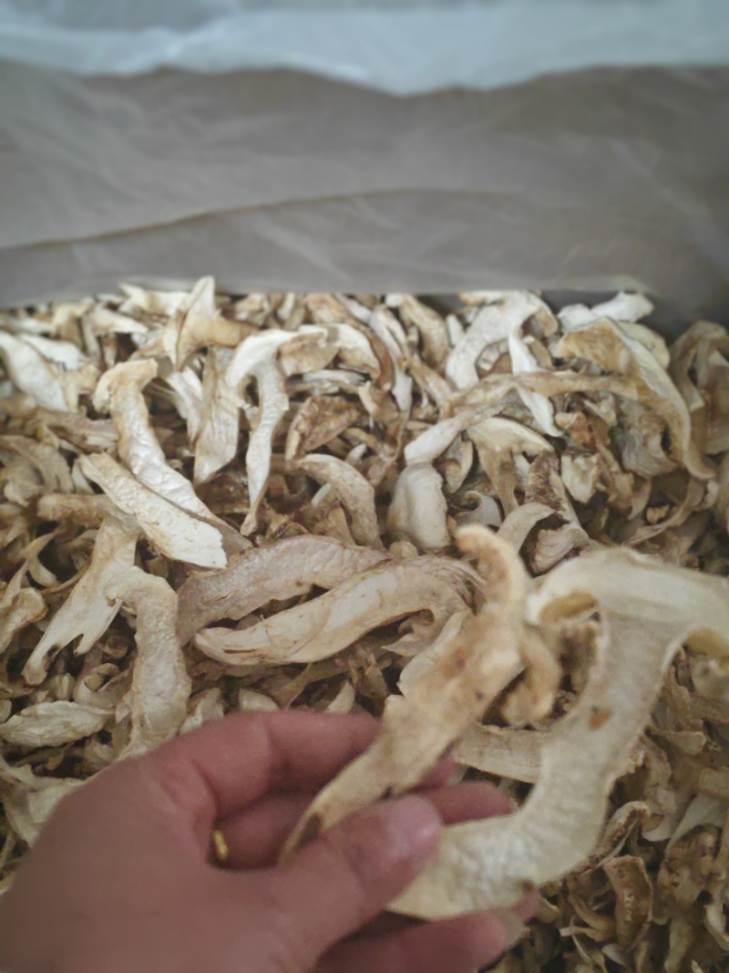 云南楚雄禄丰示去皮松茸干片，产地直发，对接全国厂