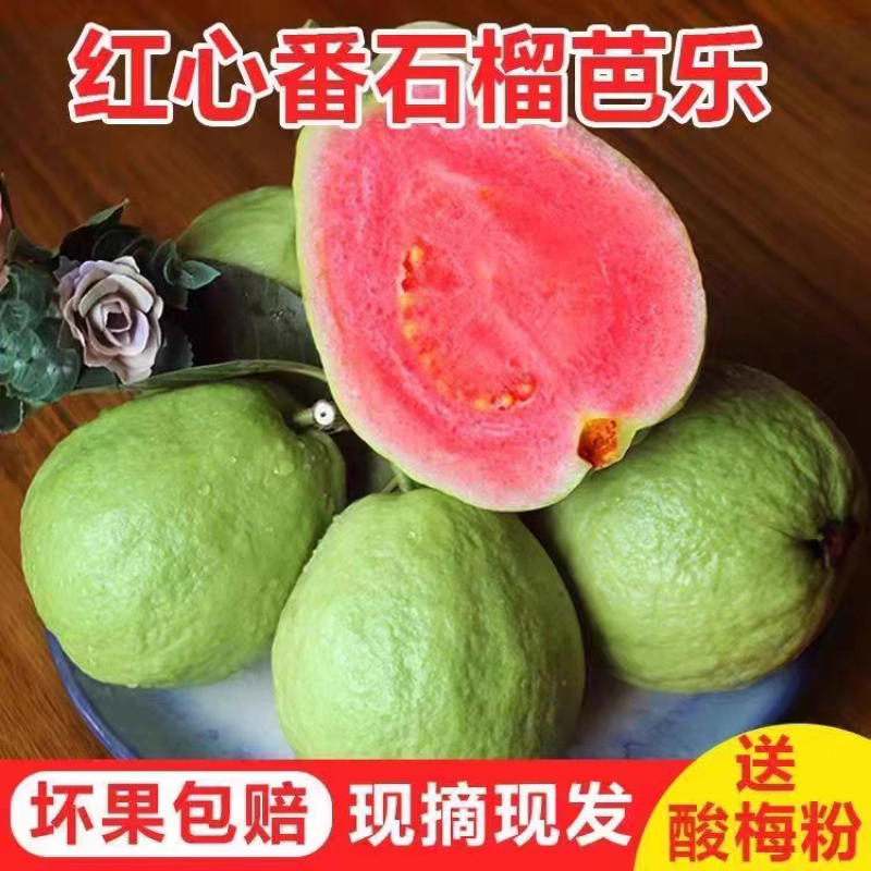 《推荐》红心芭乐/红心番石榴/产地货源/全年供应电商市场