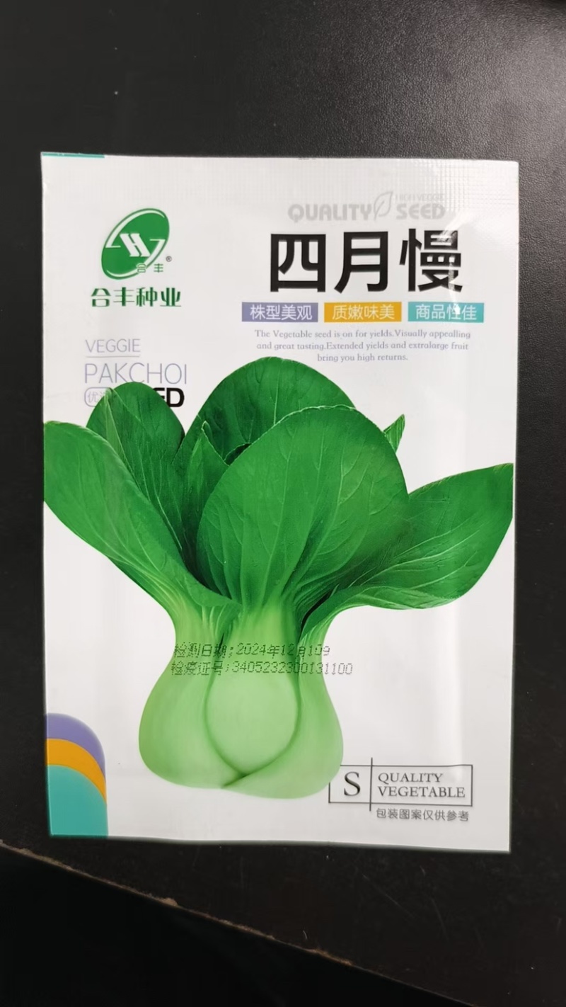 四月慢-上海青种子抗病耐寒不易抽苔