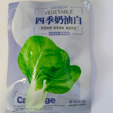 四季奶油白-小白菜种子耐热耐寒产量高长得快