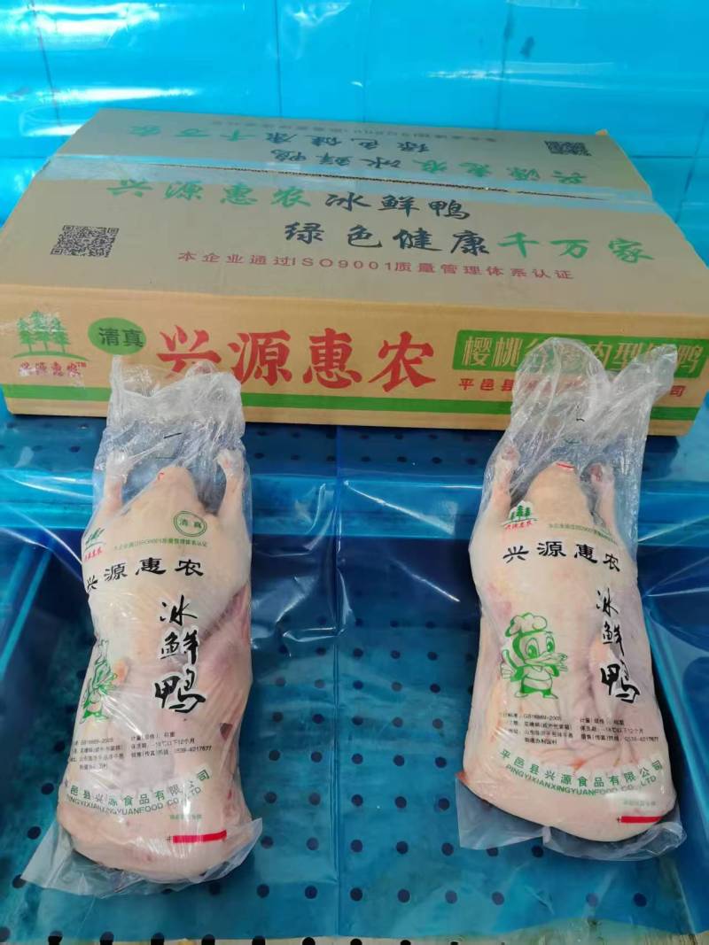 山东兴源白条鸭厂家直发大量供货对接全国市场商超酒店