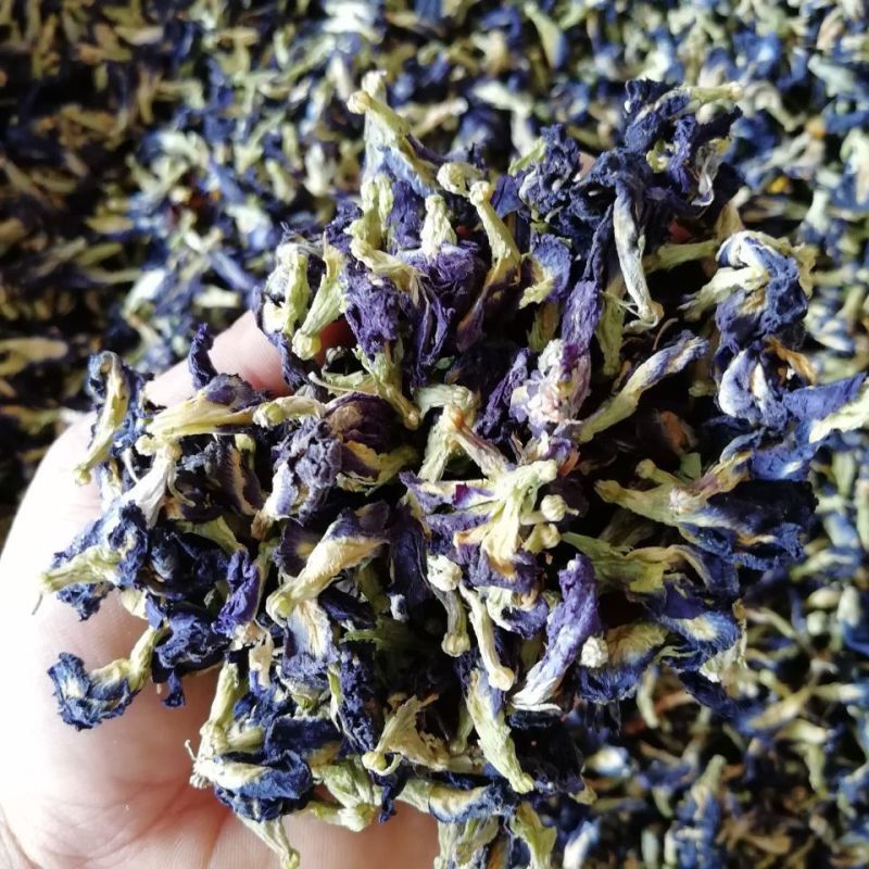 蓝蝴蝶花茶蝶豆花精选碟豆花粉干蝶豆花茶蓝色