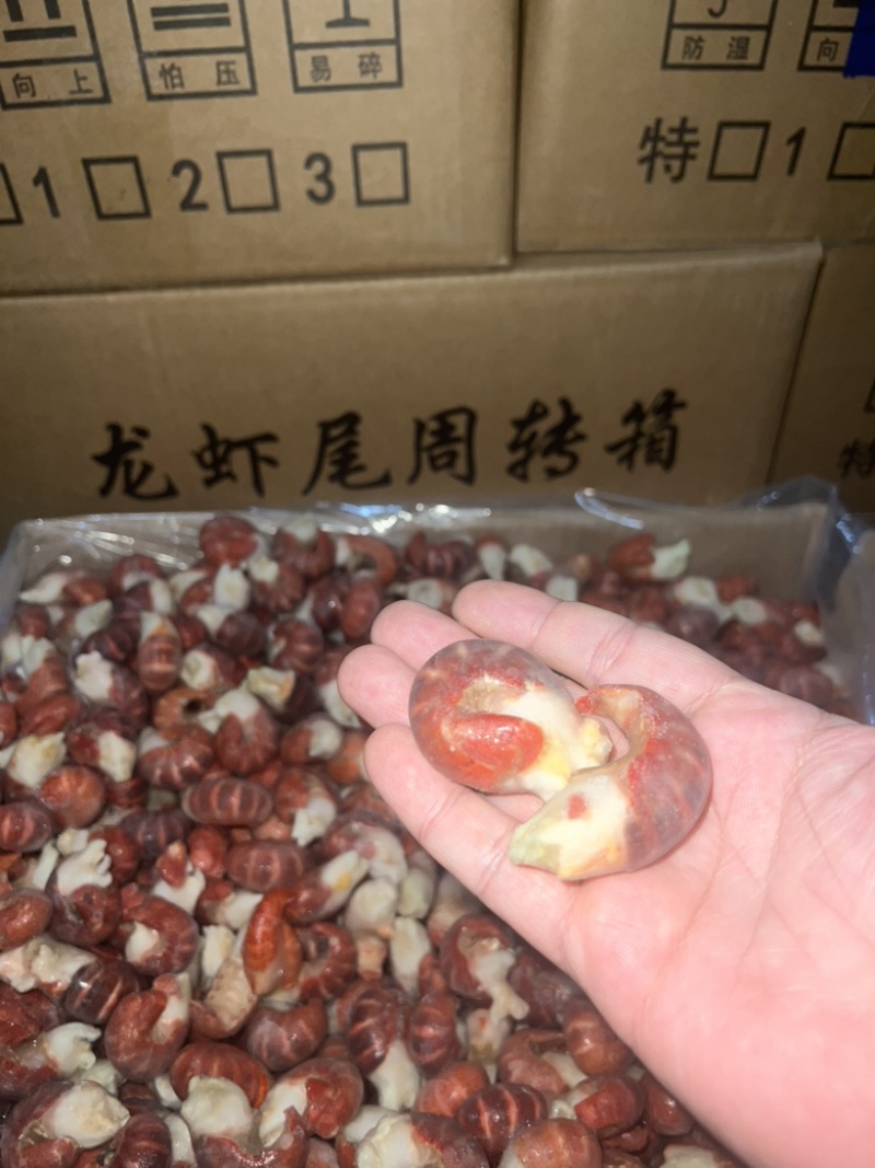 特级单冻龙虾尾20斤箱薄冰大个头常年不断货量大从优