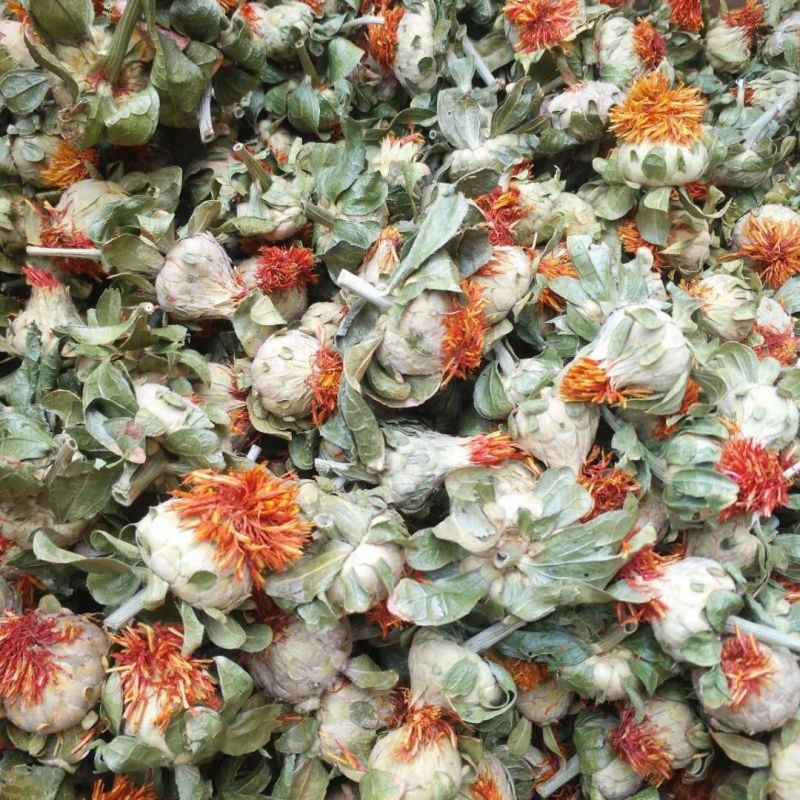 中药材红花果整朵泡水橙菠萝红花茶红花头泡茶