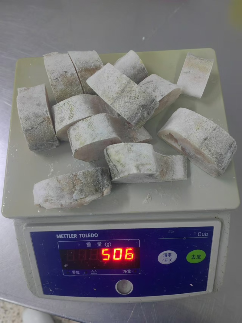 狭鳕鱼轮切，食堂，酒店食材。