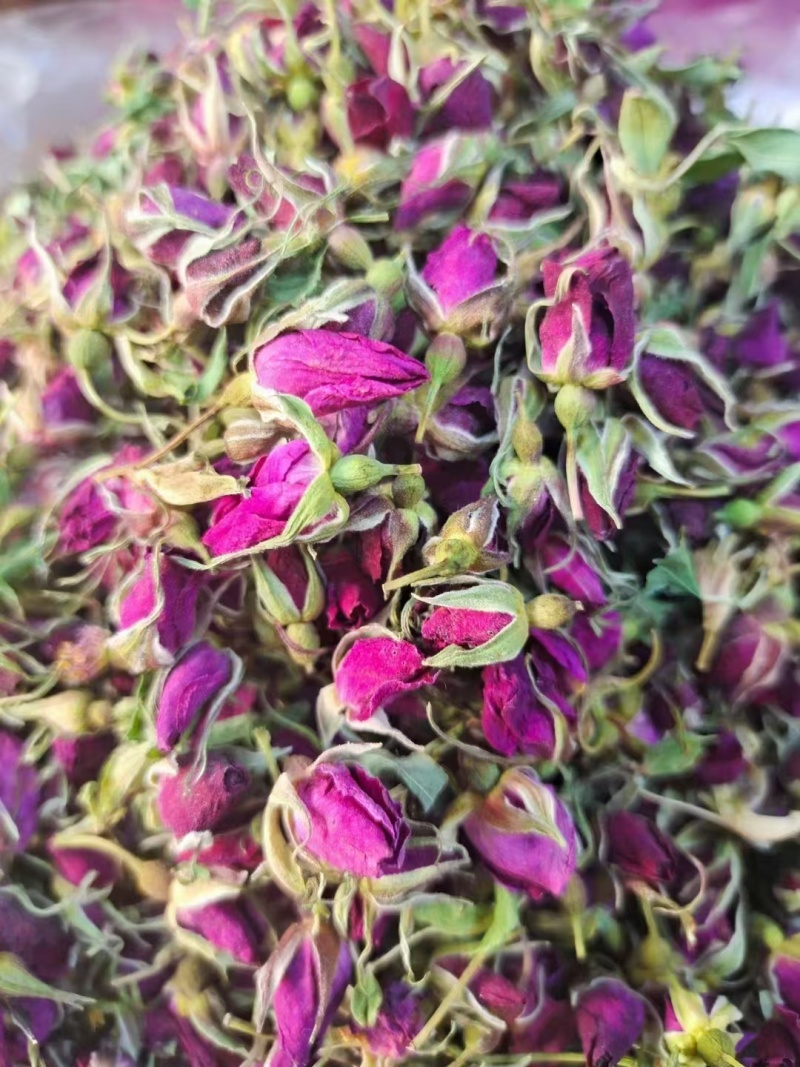东北大兴安岭野生玫瑰花干花泡茶刺玫刺梅果花茶产地直发