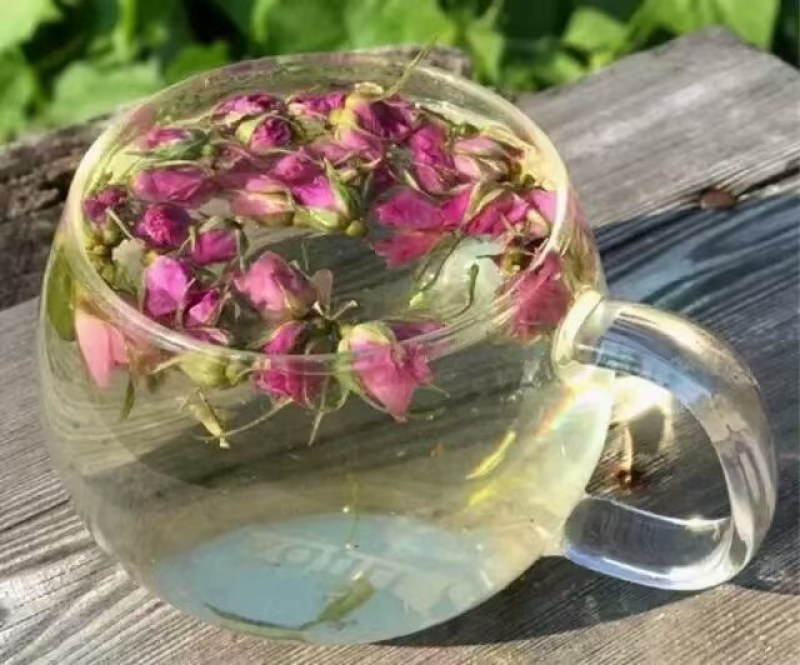 东北大兴安岭野生玫瑰花干花泡茶刺玫刺梅果花茶产地直发
