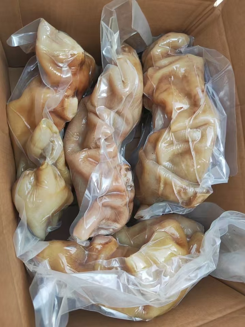 去骨熟牛蹄，精修处理这个质量真的是一点毛病都没有了