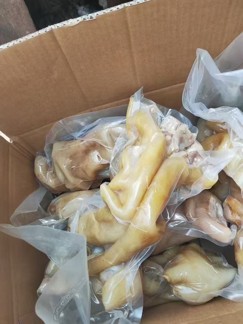 去骨熟牛蹄，精修处理这个质量真的是一点毛病都没有了