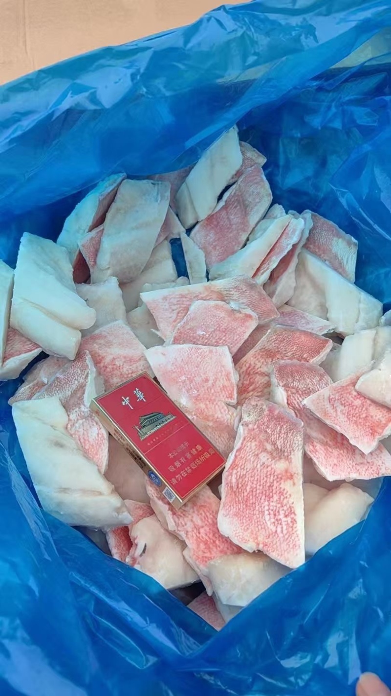 红鱼块石斑鱼肉去刺去骨商用鱼块鱼片食堂餐饮海鲜批发