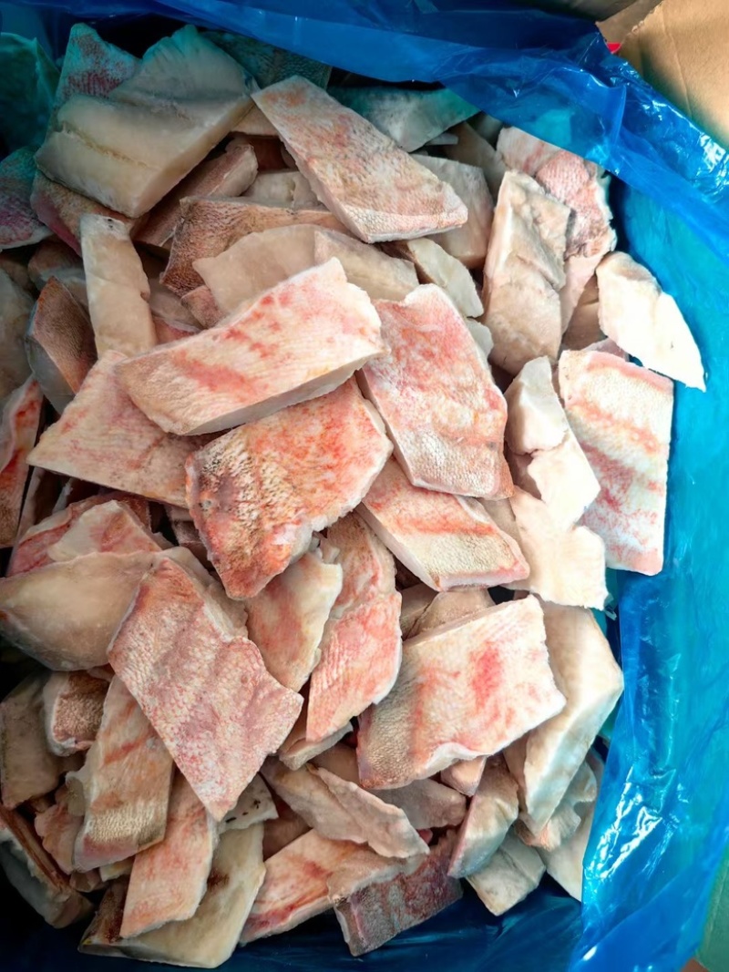 红鱼块石斑鱼肉去刺去骨商用鱼块鱼片食堂餐饮海鲜批发