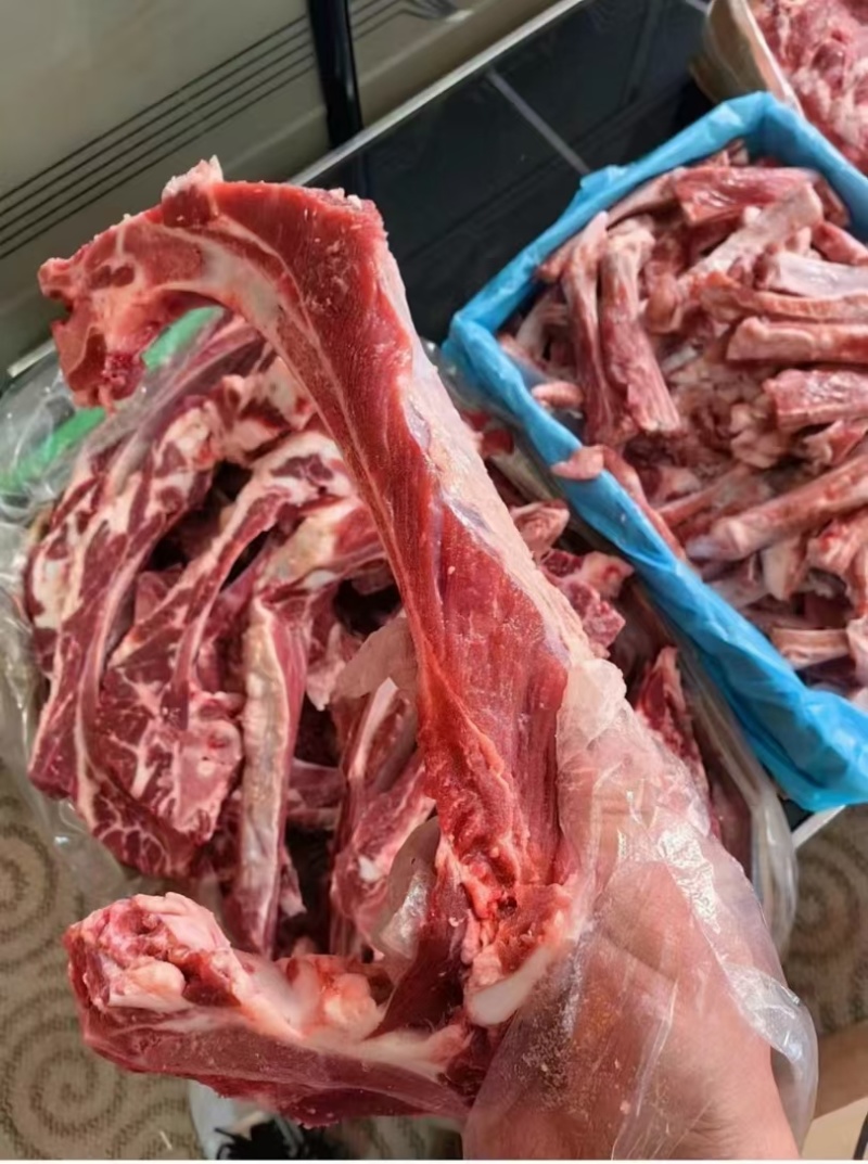 多肉肋排条现场实拍，最新日期这么便宜的骨头，你想怎么用