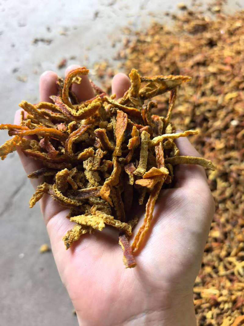 烘干橘子皮