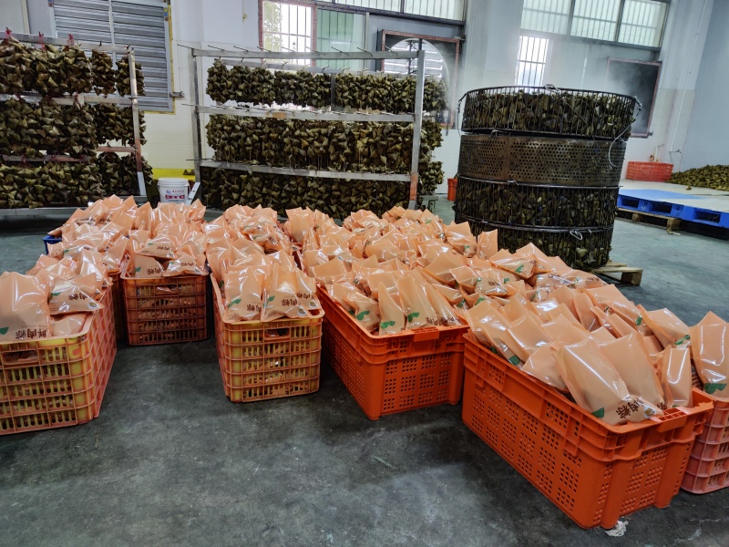 源头工厂嘉兴鲜肉粽彩包支持验厂批发贴牌代工