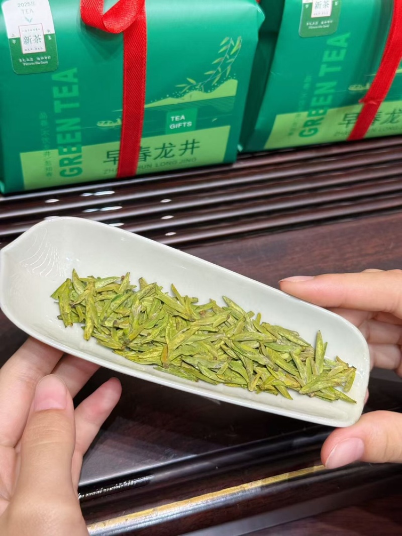龙井新茶豆香味绿茶明前新茶春茶500克包邮