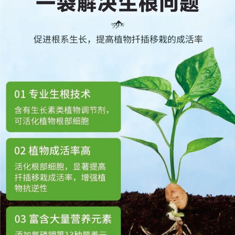 猛生根微生物菌剂养根壮根抗根腐病生主根须根菌肥