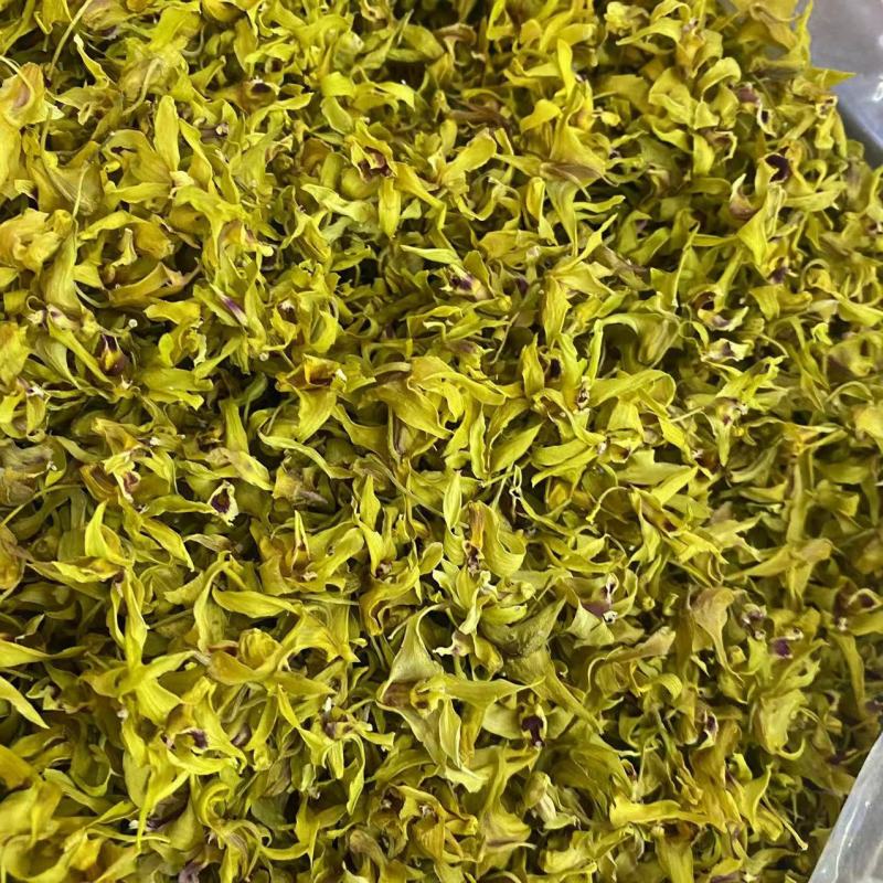 石斛花正宗霍山铁皮石斛花干花新鲜批发新花石斛花源头厂家