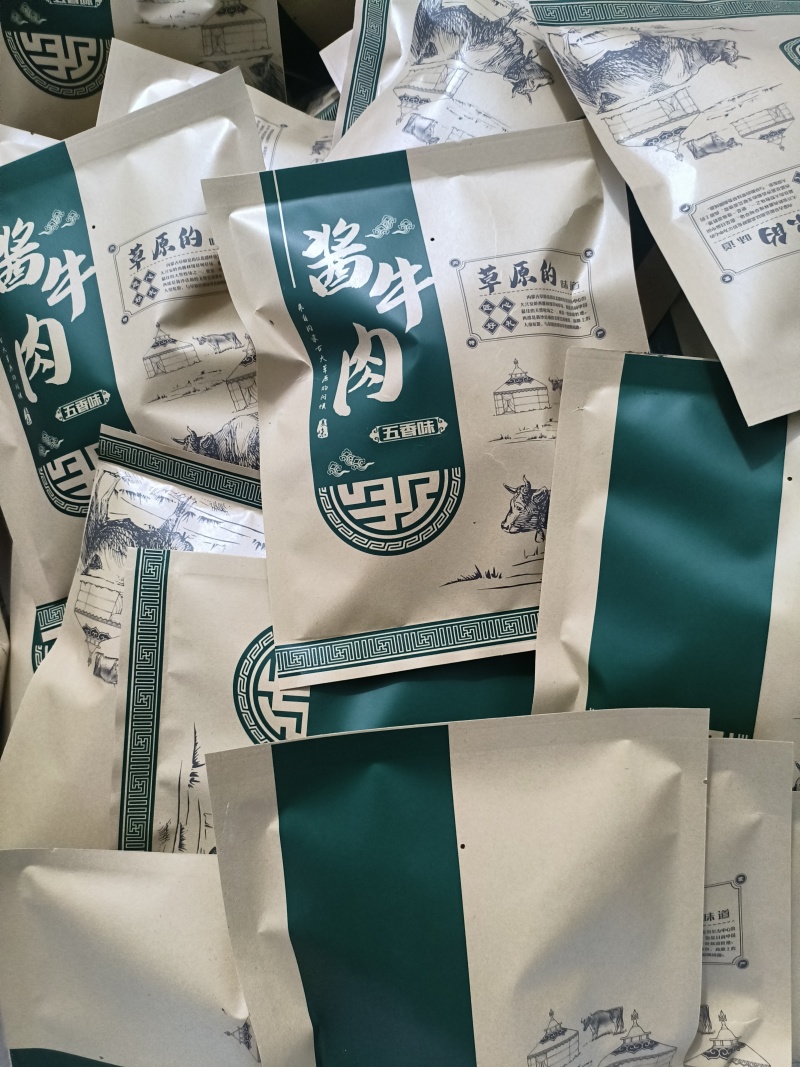 酱牛肉，100克一袋