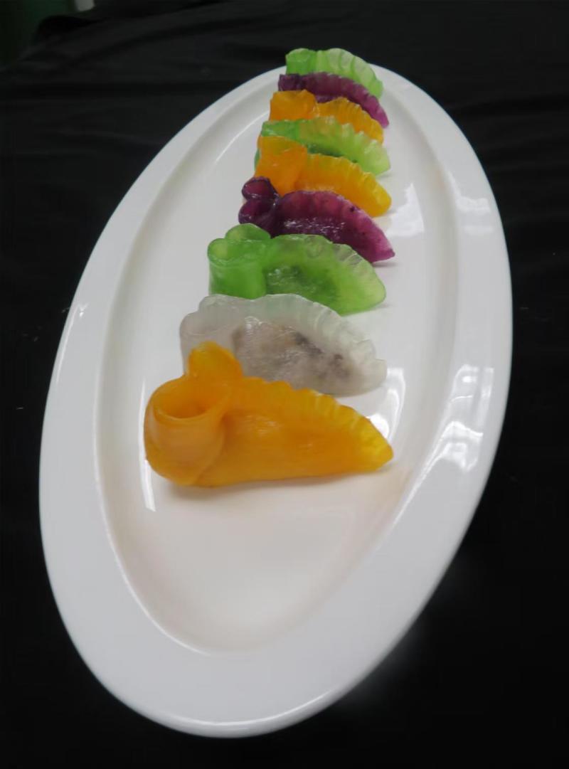 纯手工《果蔬金鱼饺》多种口味鱼饺蒸饺健康营养批发