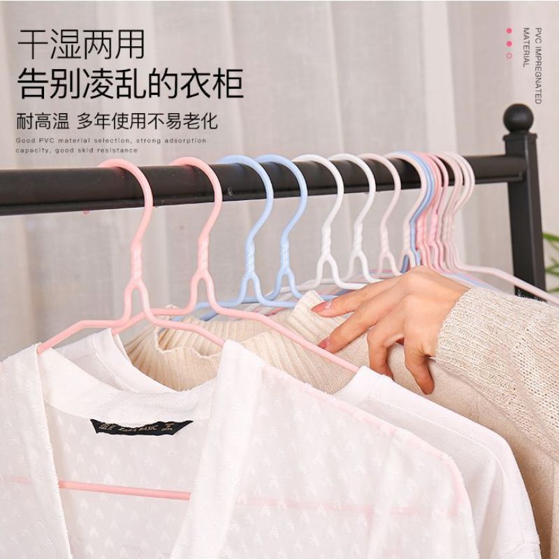 加厚衣架衣服撑阳台衣挂成人防滑学生宿舍晾衣架衣柜无痕衣架