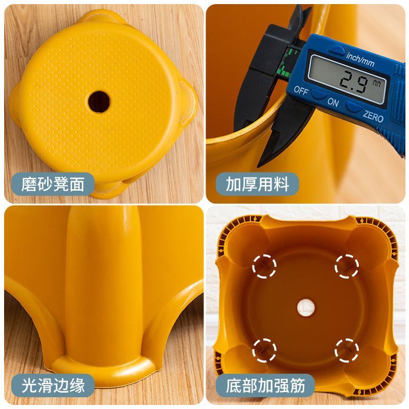 小凳子塑料板凳家用儿童凳加厚圆凳防滑踩脚胶凳脚踏宝宝洗澡