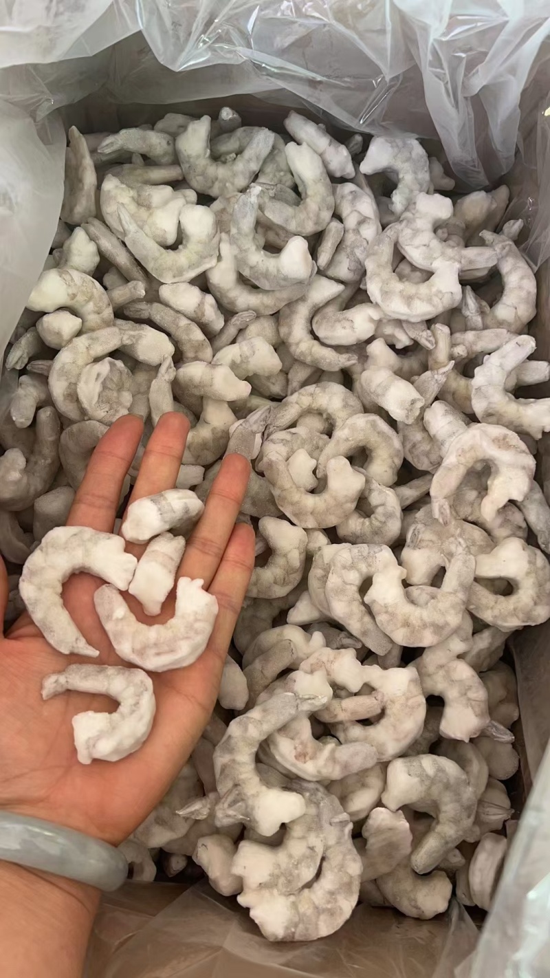 青岛海鲜网红虾仁无冰衣4斤一件代发商用虾仁青虾仁