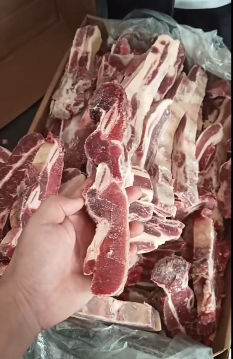 牛肋排切块