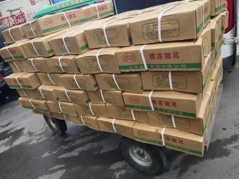 猪耳朵猪副产品新鲜带根猪耳朵散养猪耳朵卤菜