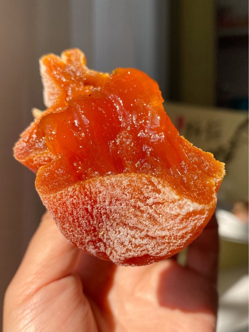 农家柿子自然晾晒老味道柿饼味道新鲜柿子饼
