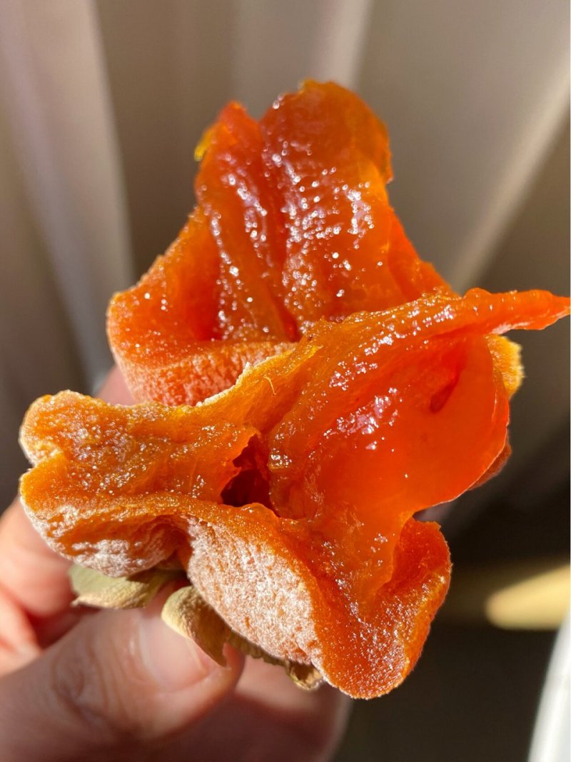 农家柿子自然晾晒老味道柿饼味道新鲜柿子饼