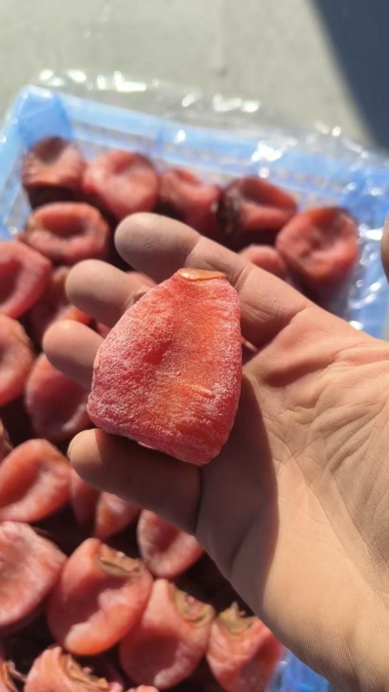 农家柿子自然晾晒老味道柿饼味道新鲜柿子饼