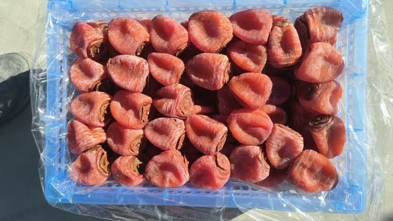 农家柿子自然晾晒老味道柿饼味道新鲜柿子饼