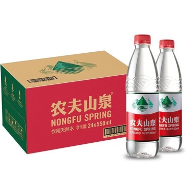 农夫山泉饮用天然水550ml*24，新生产日期。