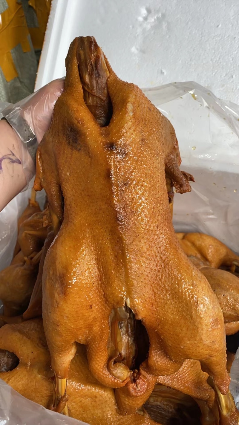 鹅全熟卤鹅纯干全净膛，跑江湖地摊超市赶集坐店火爆热