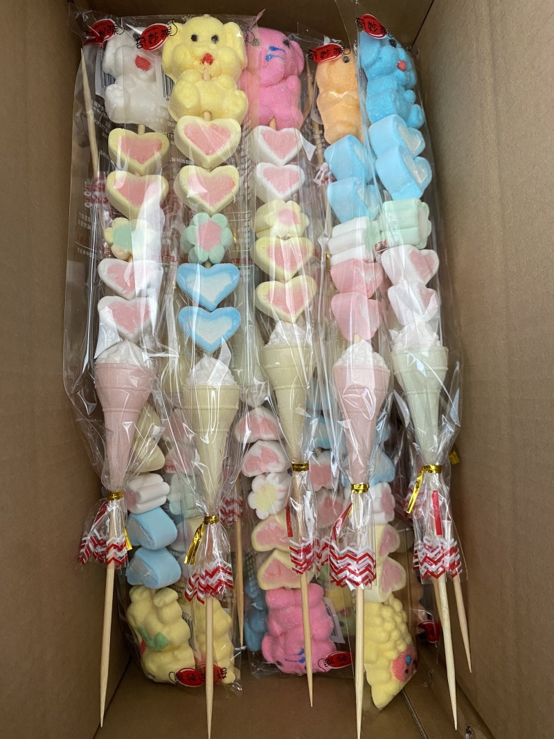 卡通棉花糖果独立包装原厂家发货夜市摆摊有要的老板欢迎联