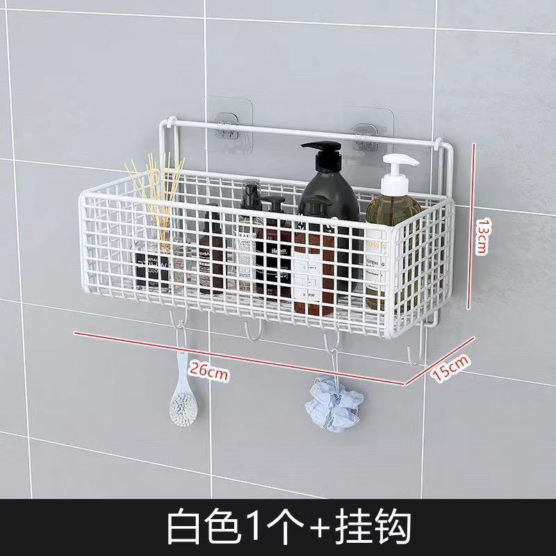 卫生间置物架免打孔浴室壁挂洗手洗漱台墙上收纳神器