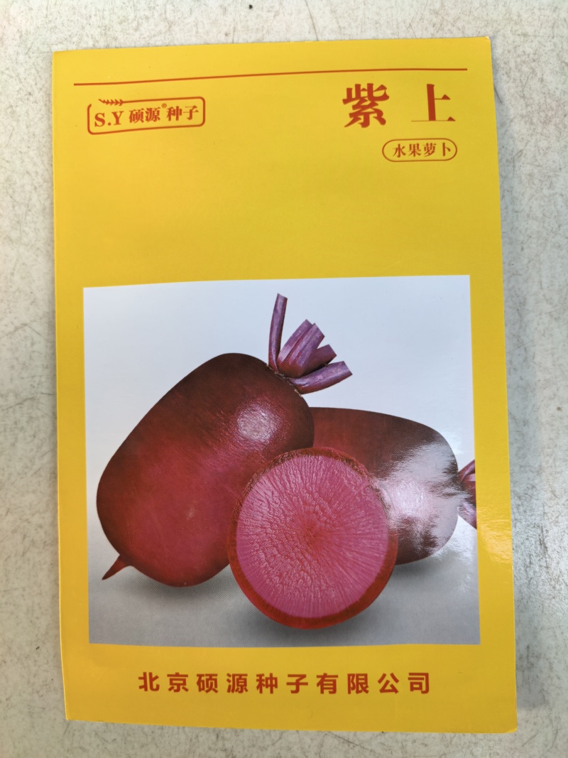紫上凤梨萝卜种子杂交高品质红皮红肉甜脆多汁不辣水果萝卜种