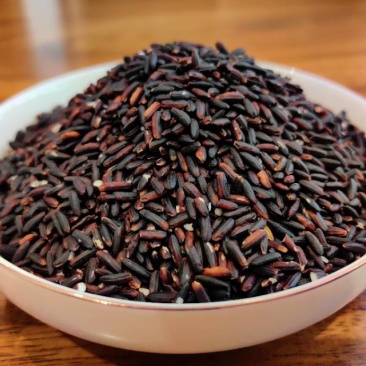 紫黑香米/糙米/紫米/老品种黑米/梯田黑香米新米/全谷米