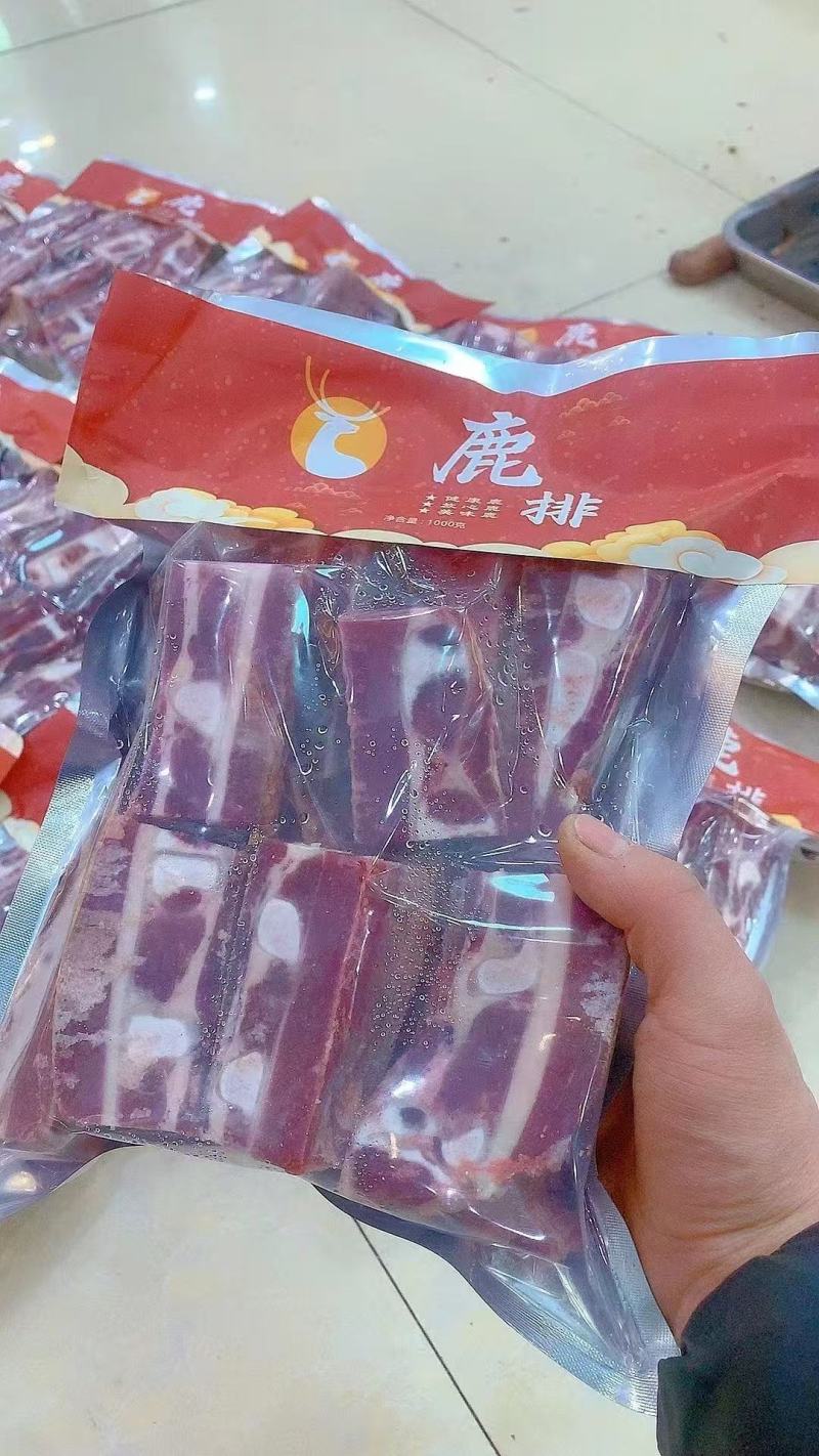 鹿排骨特价一件代发电商供货二斤五斤