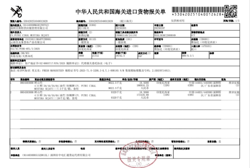 山竹一件代发电商微商顺风顺水对接包邮包售后