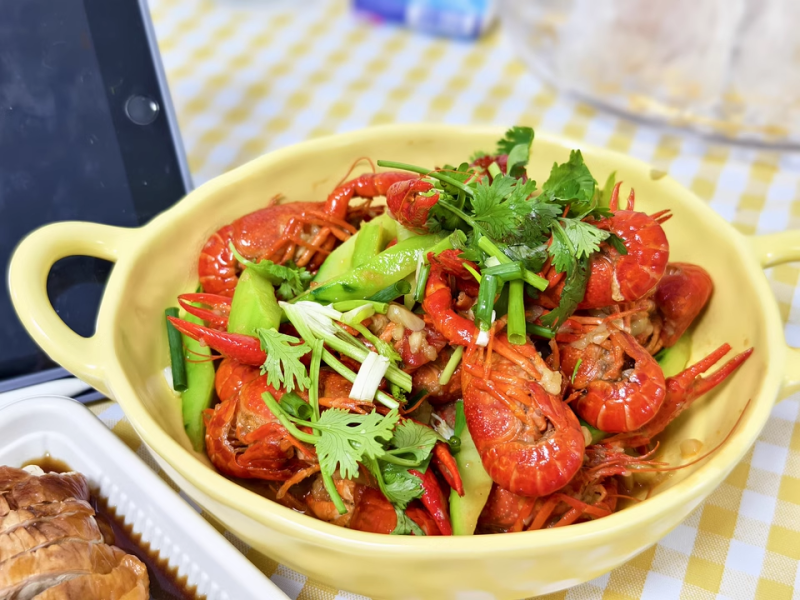 国联水产麻辣小龙虾加热即食冷冻生鲜熟食大号新虾整虾特S级