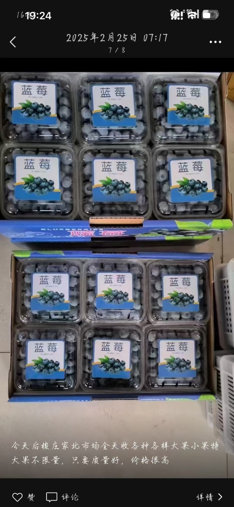 精品瑞卡蓝莓，现货，量大对接全部市场，批发，电商