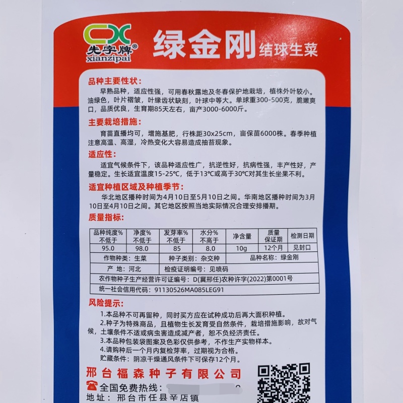 绿金刚结球生菜种子早熟耐热耐寒耐抽苔油绿包心生菜球生菜种